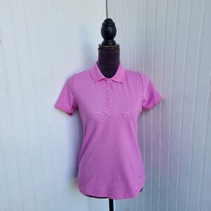 Gu Play Dry Women's Golf Tennis Polo Shirt Top Pink Size XS